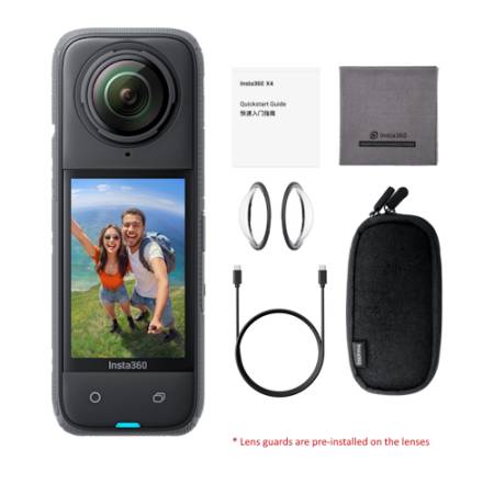 Insta360 X4 - kamera sportowa 360°, 8K, 72MP, WI-FI, Bluetooth 5.2_Zawartość zestawu_1